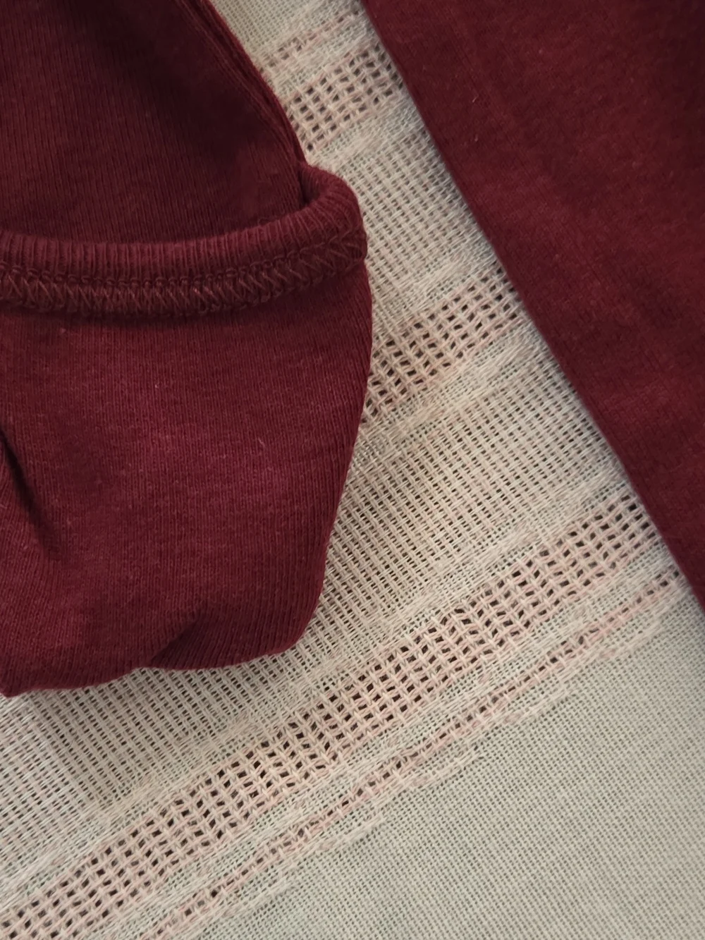 Old Navy Maroon Footed Zipper Pajamas